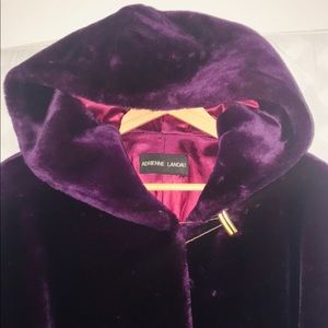 Adrienne Landau faux fur coat